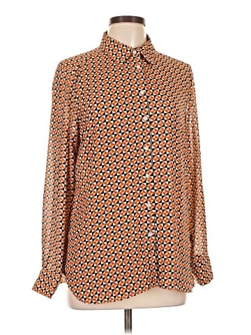 Rose + Olive Long Sleeve Blouse (view 1)