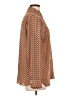 Rose + Olive 100% Polyester Polka Dots Orange Long Sleeve Blouse Size L - photo 4