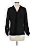 Mine 100% Polyester Black Long Sleeve Blouse Size M - photo 2