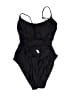 Calvin Klein Solid Black One Piece Swimsuit Size 8 - photo 2