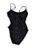 Calvin Klein Solid Black One Piece Swimsuit Size 8 - photo 1