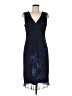 AGB Graphic Blue Cocktail Dress Size 6 - photo 1