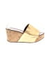 Diane von Furstenberg Gold Wedges Size 8 - photo 1
