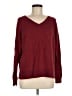 Lucky Brand Burgundy Pullover Sweater Size M - photo 1