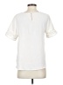 Mine 100% Polyester Ivory Short Sleeve Blouse Size S - photo 2