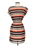 Soprano Stripes Orange Casual Dress Size XS - photo 2