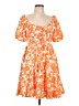 Midnight Doll Orange Cocktail Dress Size L - photo 1