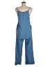 Lira Solid Blue Jumpsuit Size M - photo 2