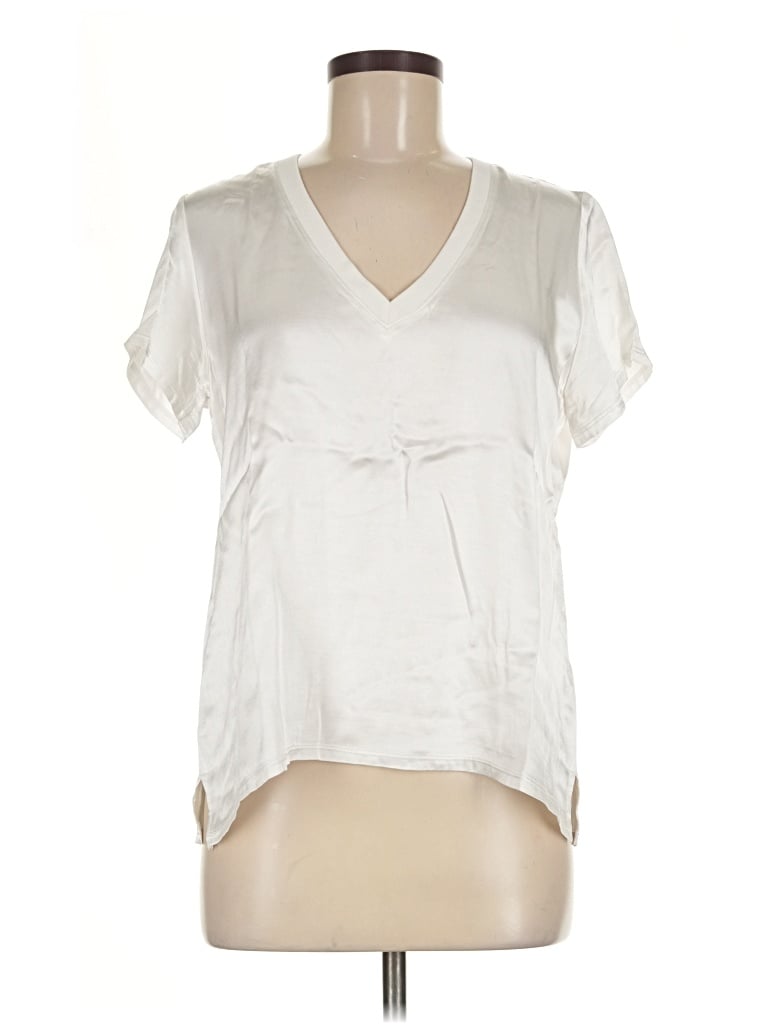 Pre-owned Nation Ltd Short Sleeve T-shirt In Ivory