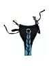 MATTE Collection Animal Print Blue Swimsuit Bottoms Size L - photo 2