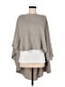 Look 100% Acrylic Gray Poncho One size - photo 1