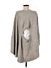 Look 100% Acrylic Gray Poncho One size - photo 2