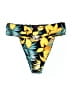 Hot Miami Styles Print Yellow Swimsuit Bottoms Size L - photo 1