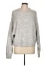 Gap Solid Gray Pullover Sweater Size L - photo 1