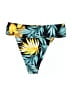 Hot Miami Styles Print Yellow Swimsuit Bottoms Size L - photo 2