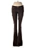 7 For All Mankind Chevron-herringbone Brown Jeans Size 28 waist - photo 1