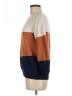 Evolution by Cyrus Color Block Tan Pullover Sweater Size M - photo 5
