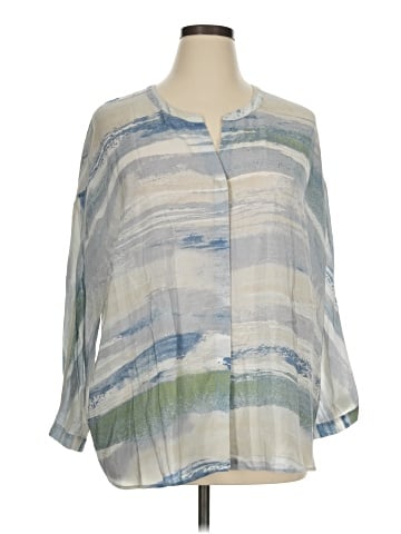 Nic + Zoe 3/4 Sleeve Silk Top (view 1)
