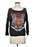Chaser Black 3/4 Sleeve Top Size S - photo 1