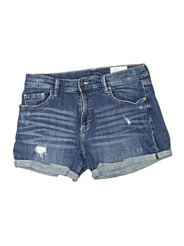 Cosmic Blue Love Denim Shorts (view 1)