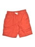 Hanna Andersson Solid Orange Cargo Shorts Size 10 - photo 1