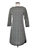 Max Studio Argyle Gray Casual Dress Size S - photo 1