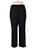Le Suit 100% Polyester Solid Black Dress Pants Size 18 (estimated) - photo 2