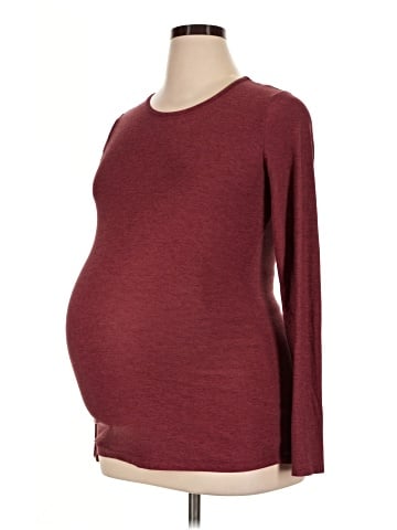 Beyond the Bump by Beyond Yoga Long Sleeve T-Shirt (view 1)