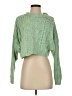 Free People Green Pullover Sweater Size S - photo 1