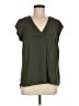 DR2 100% Polyester Green Short Sleeve Blouse Size M - photo 1