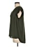 DR2 100% Polyester Green Short Sleeve Blouse Size M - photo 5