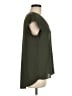 DR2 100% Polyester Green Short Sleeve Blouse Size M - photo 4
