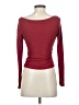Shein Red Long Sleeve Top Size 4 - photo 2