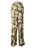 Zara Tropical Green Casual Pants Size M - photo 1