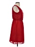 Blue Rain Hearts Red Cocktail Dress Size S (estimated) - photo 4