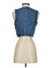 Zara Blue Denim Vest Size S - photo 2