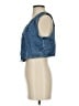 Zara Blue Denim Vest Size S - photo 5