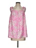 Cotton Bleu 100% Polyester Pink Sleeveless Blouse Size S (estimated) - photo 1