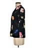 Ecru 100% Polyester Floral Black Short Sleeve Blouse Size S - photo 5