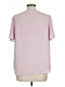 Lush 100% Polyester Pink Short Sleeve Blouse Size L - photo 2