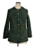 Alfred Dunner Tweed Teal Jacket Size 16W - photo 1