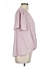 Lush 100% Polyester Pink Short Sleeve Blouse Size L - photo 4