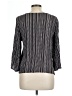 Peppermint 100% Rayon Gray 3/4 Sleeve Blouse Size L - photo 2