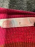 FP BEACH Stripes Burgundy Pullover Sweater Size S - photo 7