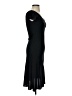 H&M 100% Polyester Black Cocktail Dress Size 4 - photo 4