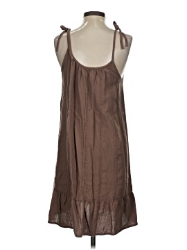 madewell brown silk dress MADEWELL Silk Blush Mauve Pink Sleeveless Dress Above Knee Tank Size 4