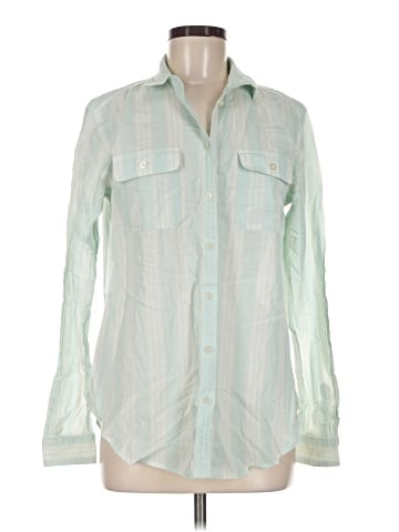 Ann Taylor LOFT Long Sleeve Button-Down Shirt (view 1)