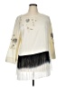 Twinset Ivory 3/4 Sleeve Blouse Size XL (estimated) - photo 1