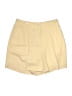 Haley Solid Yellow Khaki Shorts Size 14 - photo 1