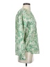 Ichi 100% Cotton Green Long Sleeve Blouse Size S - photo 4